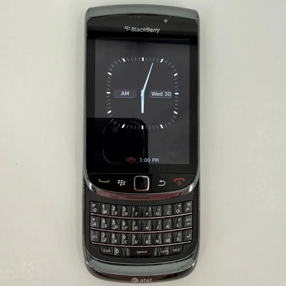 BlackBerry Torch 9800 Black and Silver Smartphone AT&T Tested